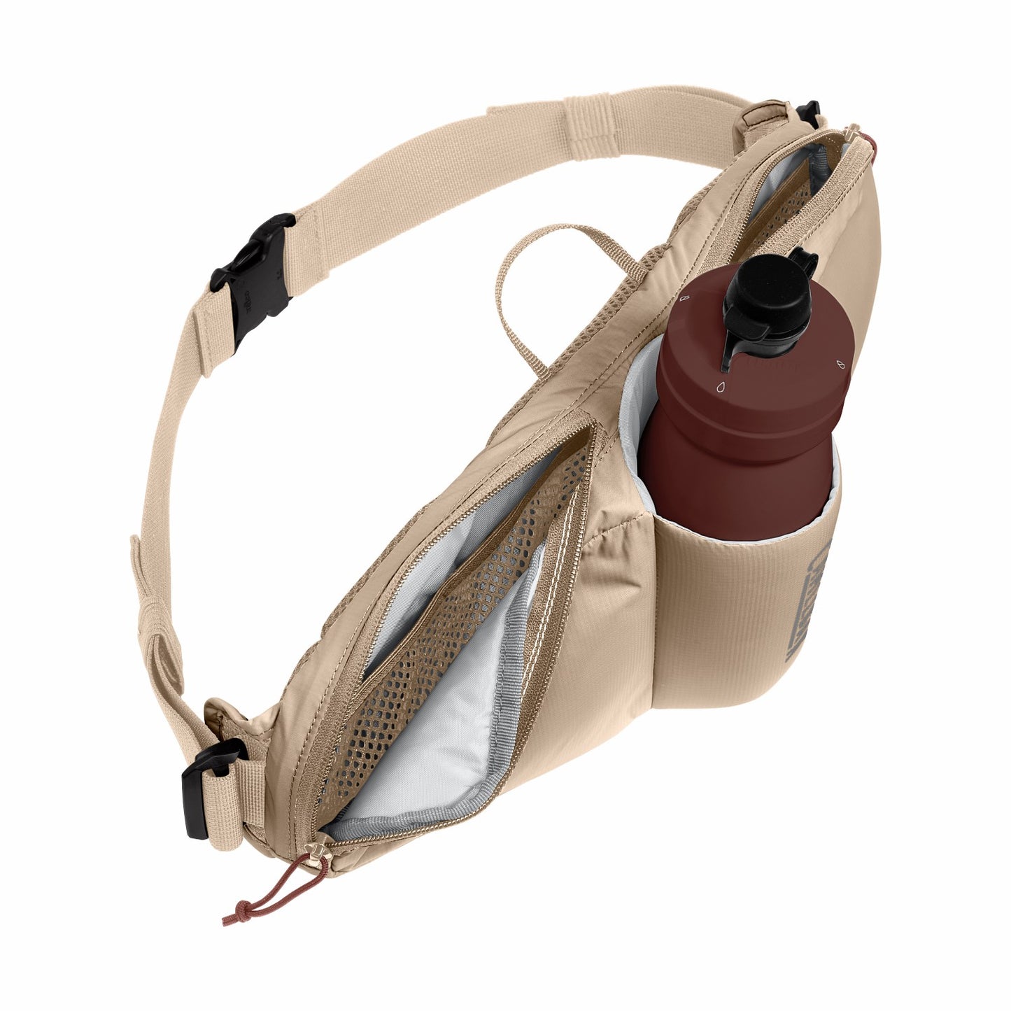 CamelBak Podium Flow 2 Waist Pack with 21oz Podium Dirt Series Bottle