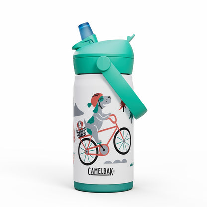CamelBak Thrive Flip Straw Kids 12oz Bottle, Insulated Stainless Steel